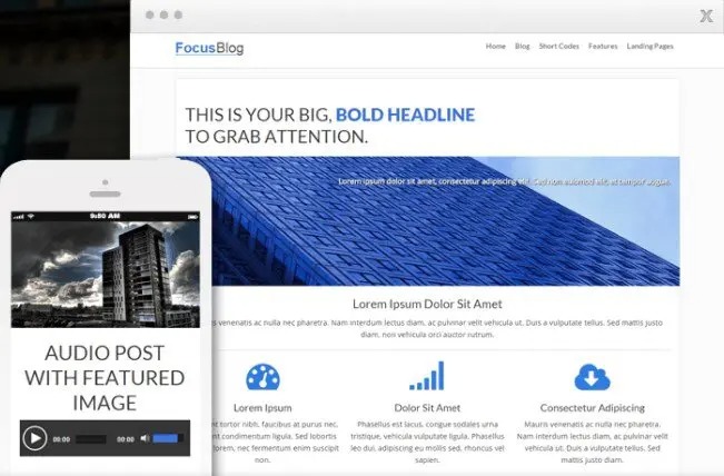 THRIVE THEMES FOCUSBLOG WORDPRESS THEME
